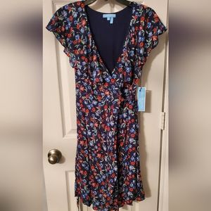Draper James Flutter Wrap Dress  Size XS